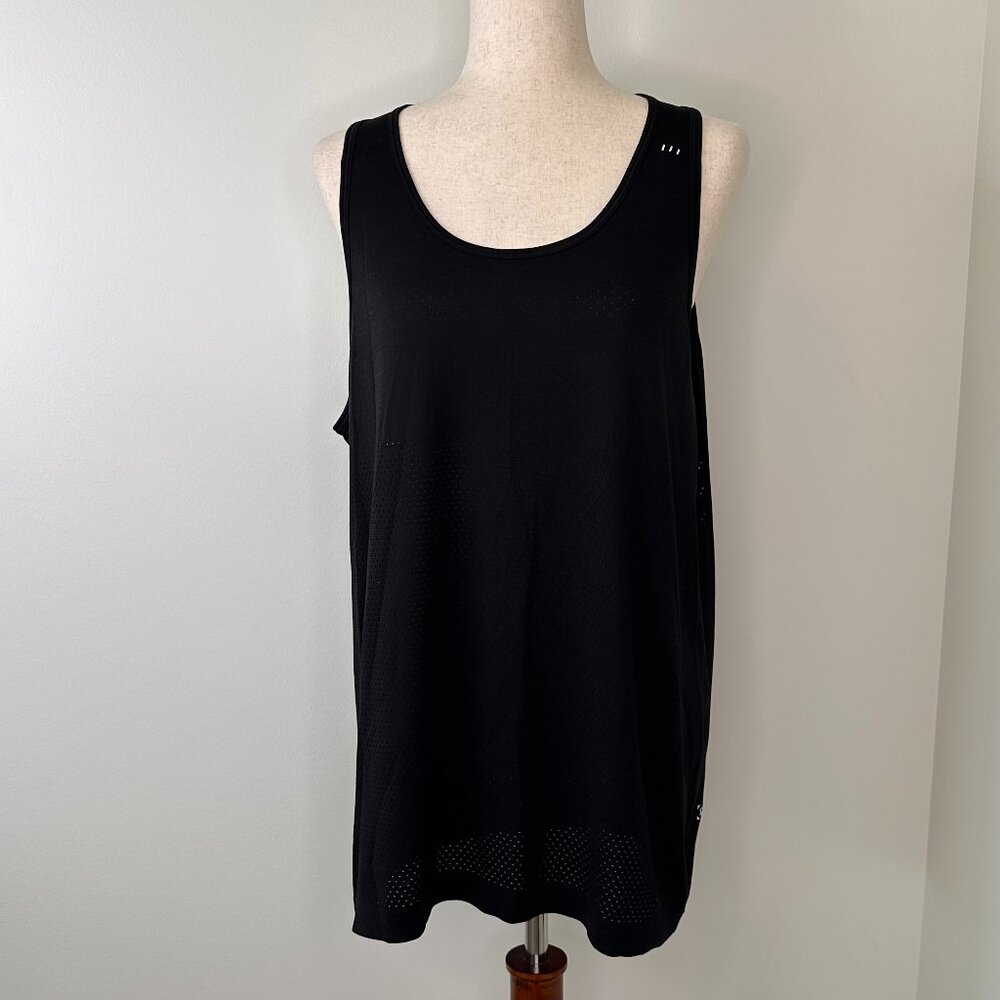 Lululemon Black Mesh Muscle Tank